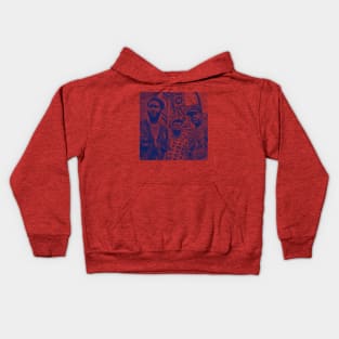 De La Soul Blue Vintage Kids Hoodie